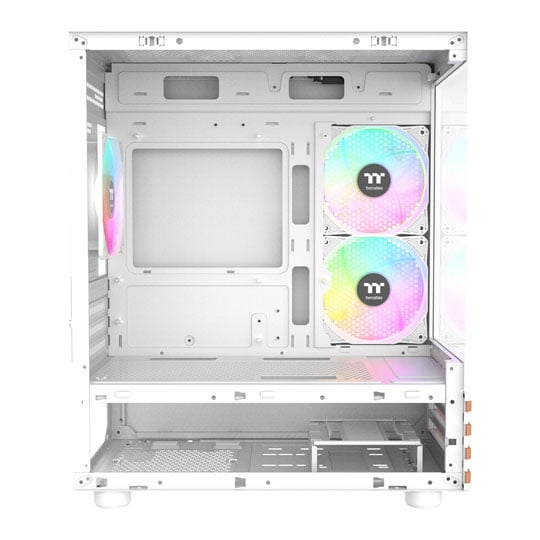 Thermaltake View 170 WS ARGB MicroATX Tower Tempered Glass PC Gaming Case Snow