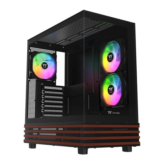Thermaltake View 270 Plus WS ARGB Mid Tower Tempered Glass PC Gaming Case Black