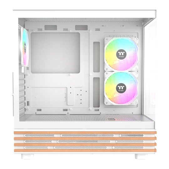 Thermaltake View 270 Plus WS ARGB Mid Tower Tempered Glass PC Gaming Case Snow White