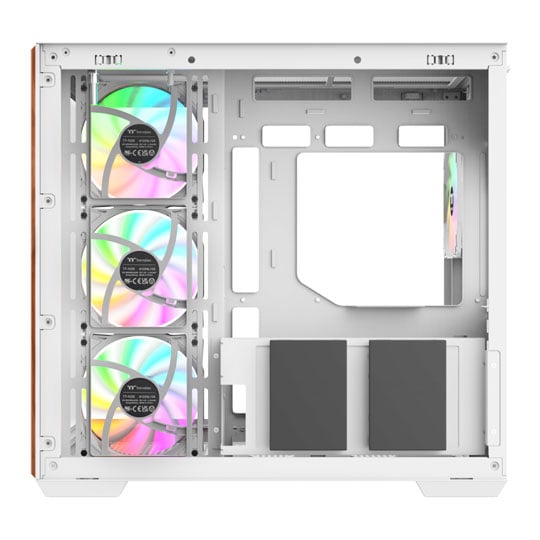 Thermaltake View 380 WS ARGB Mid Tower Tempered Glass PC Gaming Case Snow White : image 3