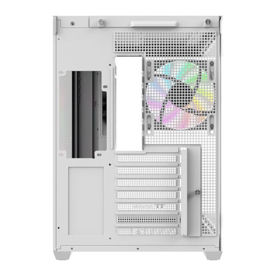 Thermaltake View 380 WS ARGB Mid Tower Tempered Glass PC Gaming Case Snow White : image 4