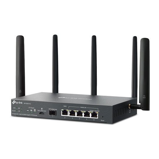 tp-link AX3000 Omada Dual Band Wi-Fi 6 4G+ LTE Gigabit Router : image 3