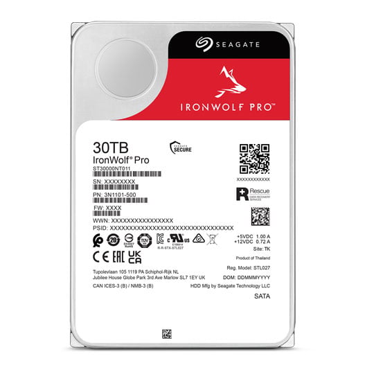 Seagate IronWolf Pro 30TB 3.5" SATA NAS HDD / Hard Drive : image 4