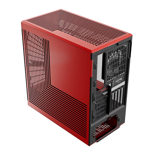 HYTE Y40 Red Panoramic Glass Mid-Tower ATX Case : image 4