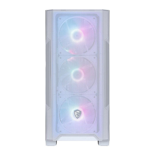 MSI MAG FORGE M100R White Micro-ATX ARGB PC Gaming Case : image 3