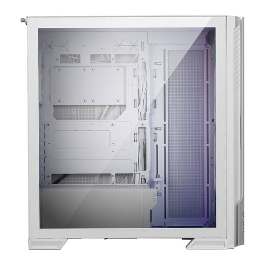MSI MPG VELOX 300R AIRFLOW PZ White Mid Tower Tempered Glass PC Gaming Case