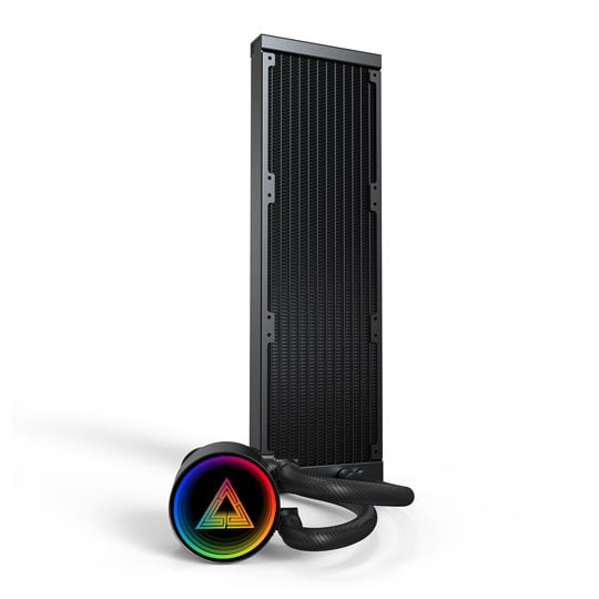 Montech LightFlow Digital 360 All In One 360mm Black Intel / AMD CPU Water Cooler : image 4