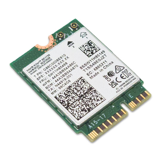 Intel Killer BE1750 Wi-Fi 7 M.2 2230 Network Module