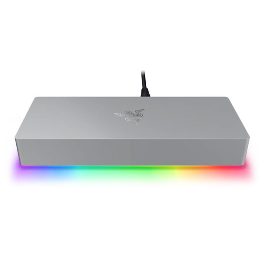 Razer Thunderbolt 5 Dock Mercury 10 Port Chroma RGB Docking Station