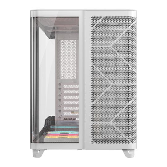 CORSAIR AIR 5400 LX-R RGB Triple Chamber White Mid-Tower PC Case : image 3