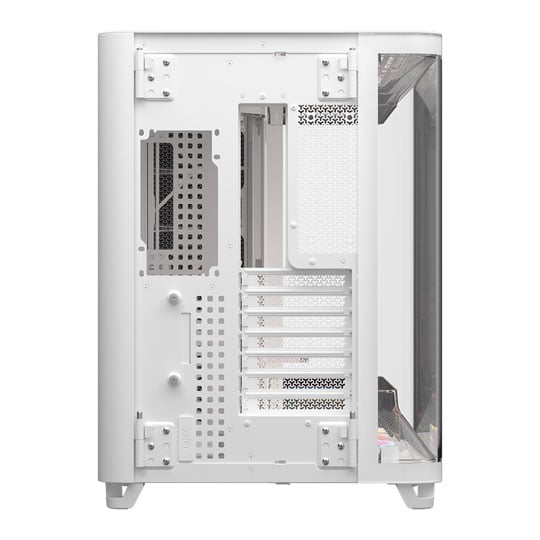 CORSAIR AIR 5400 LX-R RGB Triple Chamber White Mid-Tower PC Case : image 4