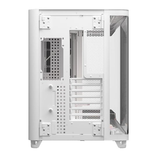 CORSAIR AIR 5400 RS-R ARGB Triple Chamber White Mid-Tower PC Case : image 4