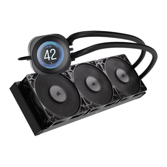 CORSAIR NAUTILUS 360 RS LCD Intel / AMD CPU Liquid Cooler Black : image 3