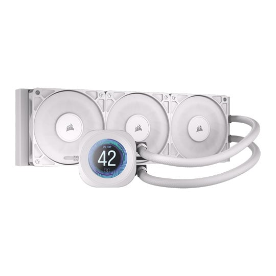 Corsair NAUTILUS 360 RS LCD Intel / AMD CPU Liquid Cooler White