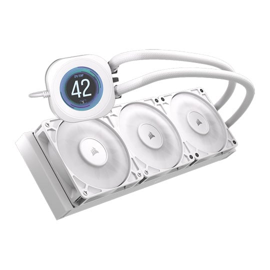 CORSAIR NAUTILUS 360 RS LCD Intel / AMD CPU Liquid Cooler White : image 3