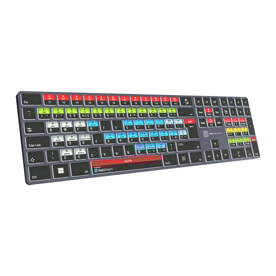 LogicKeyboard Vimeo Livestream TITAN Wireless Backlit Keyboard (Windows)