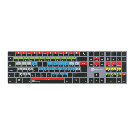 LogicKeyboard Vimeo Livestream TITAN Wireless Backlit Keyboard (Windows)