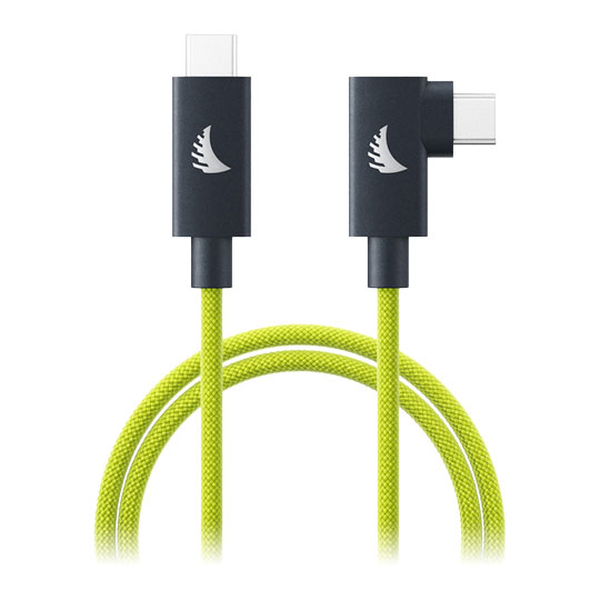 Angelbird USB-C 4.0 Solid Flex Cable Right-Angle Lime 2m