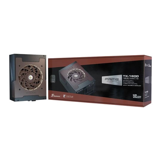 Seasonic PRIME TX-1600 Noctua Edition 1600Watt Full Modular 80+ Titanium Power Supply ATX 3.1