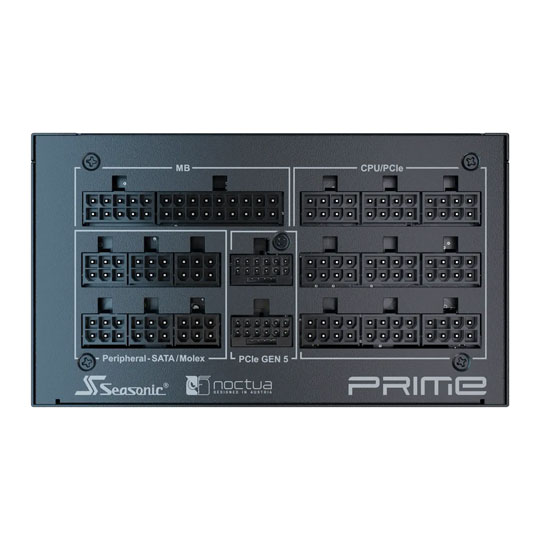 Seasonic PRIME TX-1600 Noctua Edition 1600Watt Full Modular 80+ Titanium Power Supply ATX 3.1 : image 3