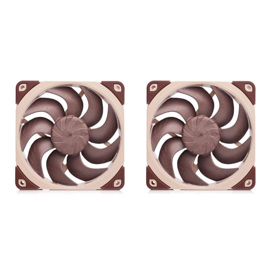 Noctua NF-A12x25 G2 PWM Sx2 PP 120mm Next Generation Push Pull Premium Quiet Fans