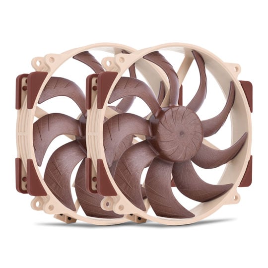Noctua NF-A14x25r G2 PWM Sx2 PP 140mm Next Generation Push Pull Round Frame Fans