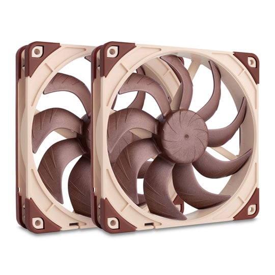 Noctua NF-A14x25 G2 PWM Sx2 PP 140mm Next Generation Push Pull Premium Quiet Fans