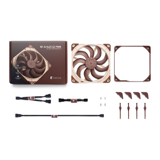 Noctua NF-A14x25 G2 PWM 140mm Next Generation Premium Quiet Fan : image 4