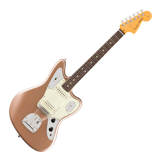 Fender - American Professional Classic Jaguar, Rosewood Fingerboard, Faded Firemist Gold