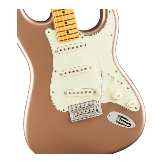 Fender - American Professional Classic Stratocaster, Maple Fingerboard, Faded Firemist Gold