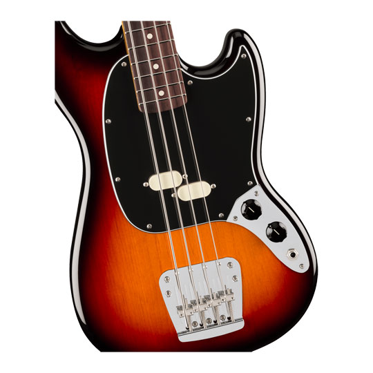 Fender - American Professional Classic Mustang Bass, Rosewood Fingerboard, 3-Color Sunburst