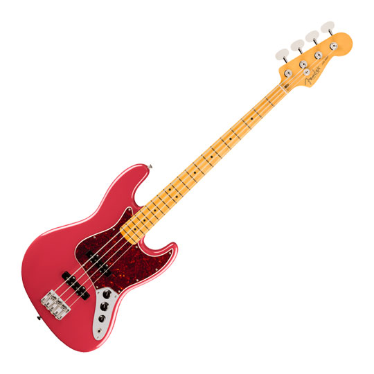 Fender - American Professional Classic Jazz Bass, Maple Fingerboard, Faded Dakota Red
