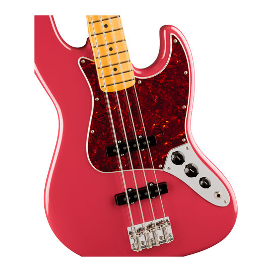 Fender - American Professional Classic Jazz Bass, Maple Fingerboard, Faded Dakota Red