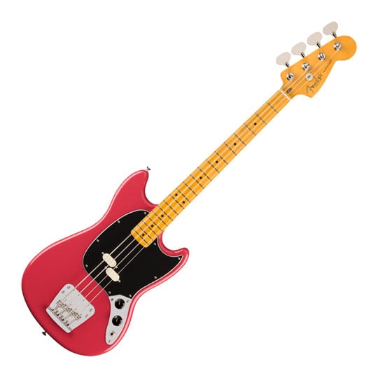 Fender - American Professional Classic Mustang Bass, Maple Fingerboard, Faded Dakota Red