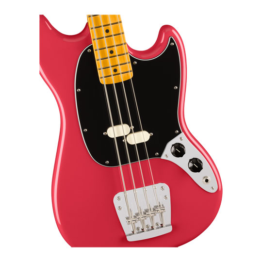 Fender - American Professional Classic Mustang Bass, Maple Fingerboard, Faded Dakota Red