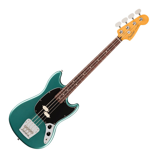 Fender - American Professional Classic Mustang Bass, Rosewood Fingerboard, Faded Sherwood Green Meta
