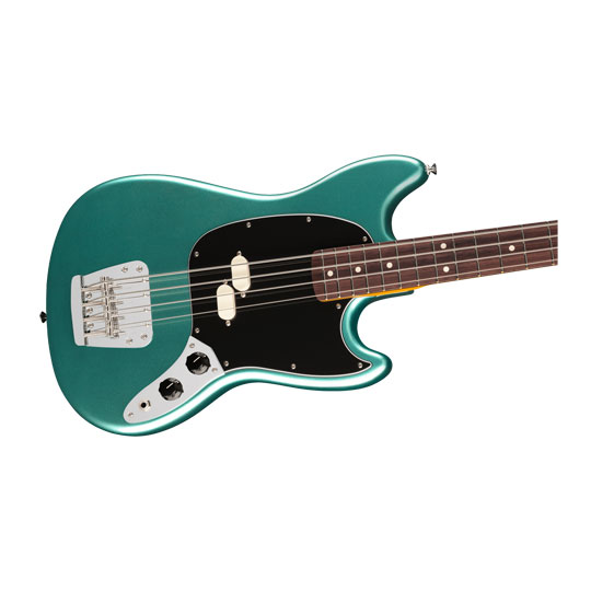 Fender - American Professional Classic Mustang Bass, Rosewood Fingerboard, Faded Sherwood Green Meta