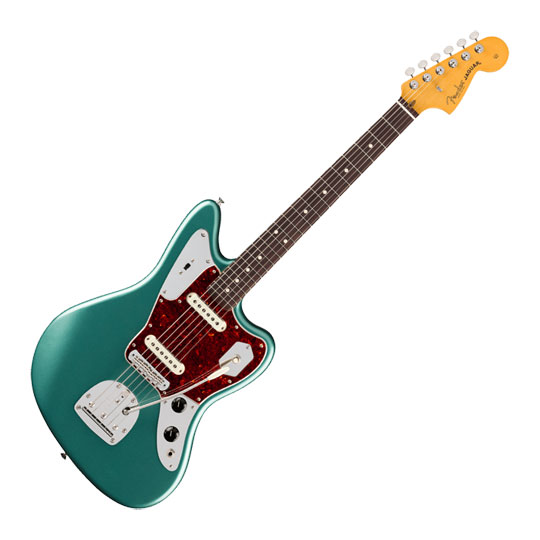 Fender - American Professional Classic Jaguar, Rosewood Fingerboard, Faded Sherwood Green Metallic