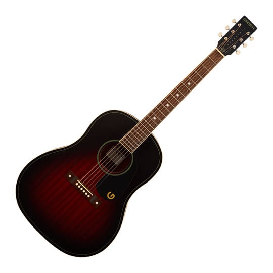 Gretsch Jim Dandy™ Dreadnought, Walnut Fingerboard, 1-Ply Black Pickguard, Deep Cherry Burst
