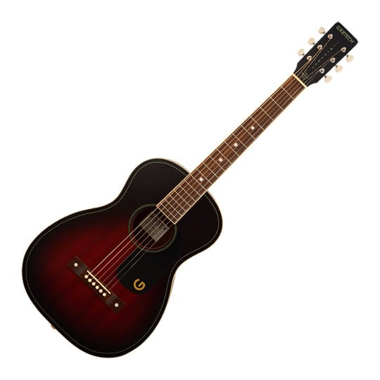 Gretsch Jim Dandy Parlor Acoustic Guitar Deep Cherry Burst