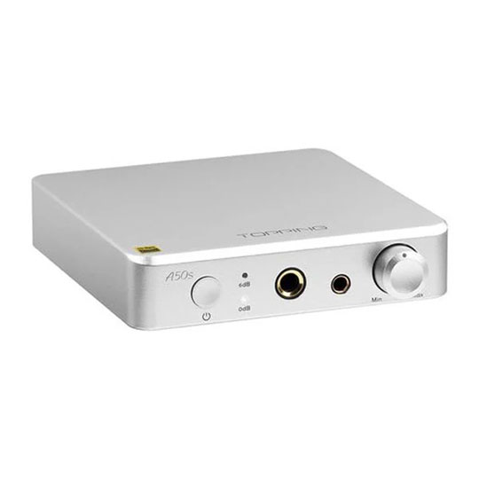 (Open Box) Topping A50S Desktop Headphone Amp - Silver