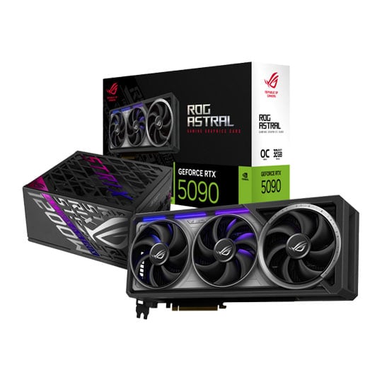 ASUS ROG Astral GeForce RTX 5090 GAMING OC GPU + ROG Strix 1200W 80+ Platinum PSU Bundle