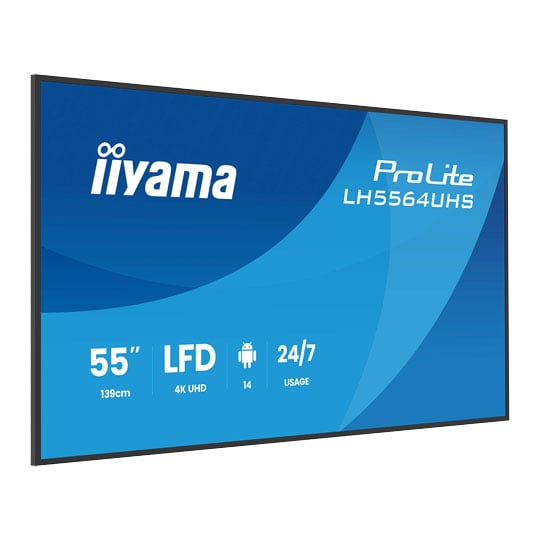 iiyama 55" ProLite LH5564UHS-B1AG 4K UHD Professional Digital Signage Display iiyama 55" ProLite LH5564UHS-B1AG 4K UHD Professional Digital Signage Display