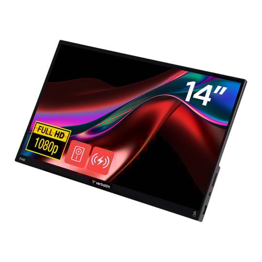 Verbatim 14" Portable IPS FullHD Touchscreen Monitor with Power Bank