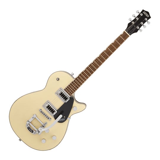 Gretsch - G5230T Electromatic Jet FT Single-Cut with Bigsby - Two-Tone Vintage White/London Grey