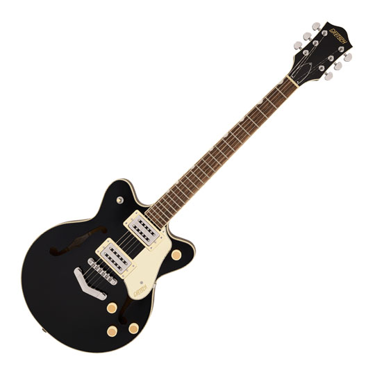 Gretsch G2655 Streamliner Center Block Jr. Double-Cut with V-Stoptail, Black