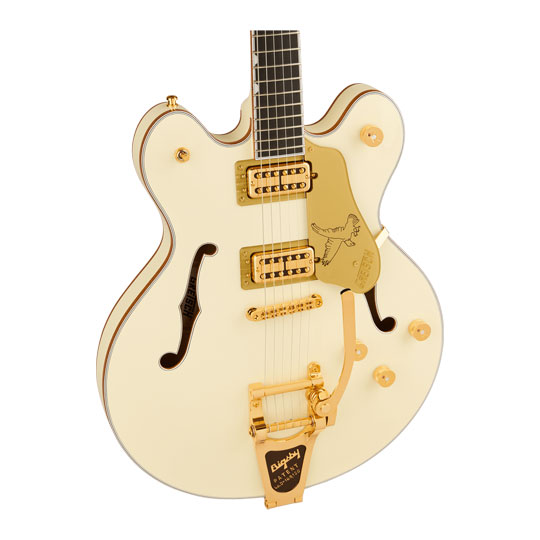 Gretsch - Falcon Center Block LTD with String-Thru Bigsby and Gold Hardware, , Vintage White