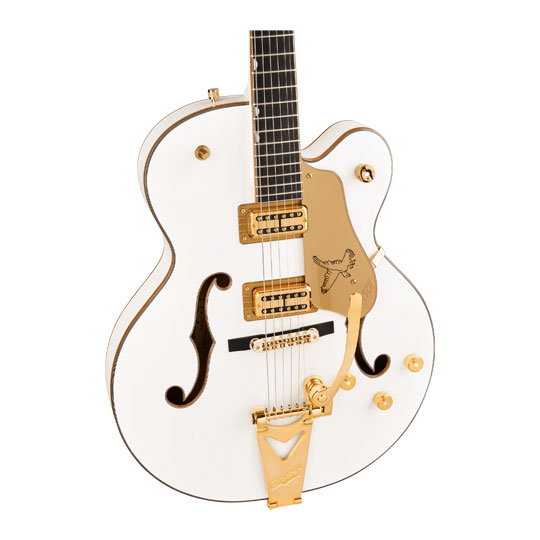 Gretsch Synchromatic Falcon Hollow Body Single-Cut with Bigsby, Snowcrest White Gretsch Synchromatic Falcon Hollow Body Single-Cut with Bigsby, Snowcrest White