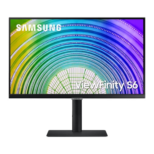 Samsung 27" ViewFinity S6 WQHD HDR10 FreeSync IPS Monitor USB-C Height/Tilt/Pivot/Swivel Adjustable : image 1