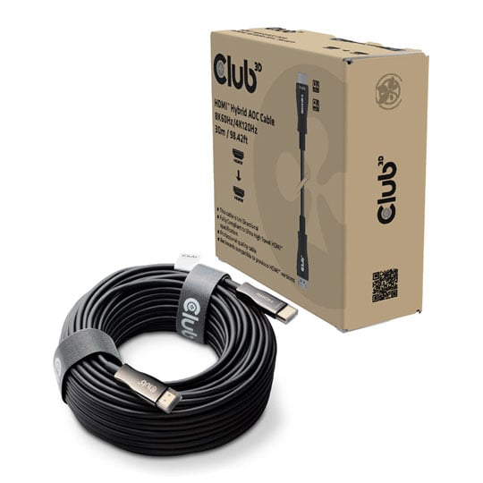 Club 3D 30m Ultra High Speed HDMI Active Hybrid Optical Cable